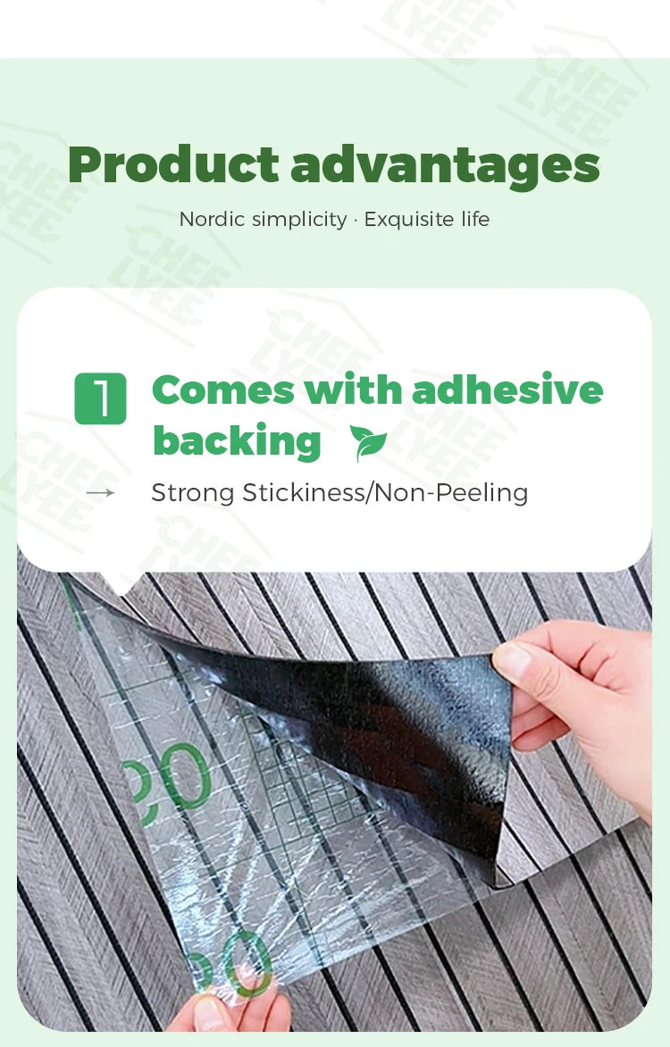 1 Roll Self-Adhesive Wall Panel Sxp Foam Stickers Peel and Stick 3D Wall Sticker