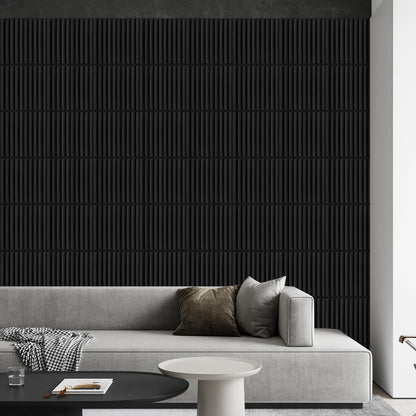 3D Wandpanelen – Zwart / Wit Geometrisch Design (PVC, 50x50 cm)